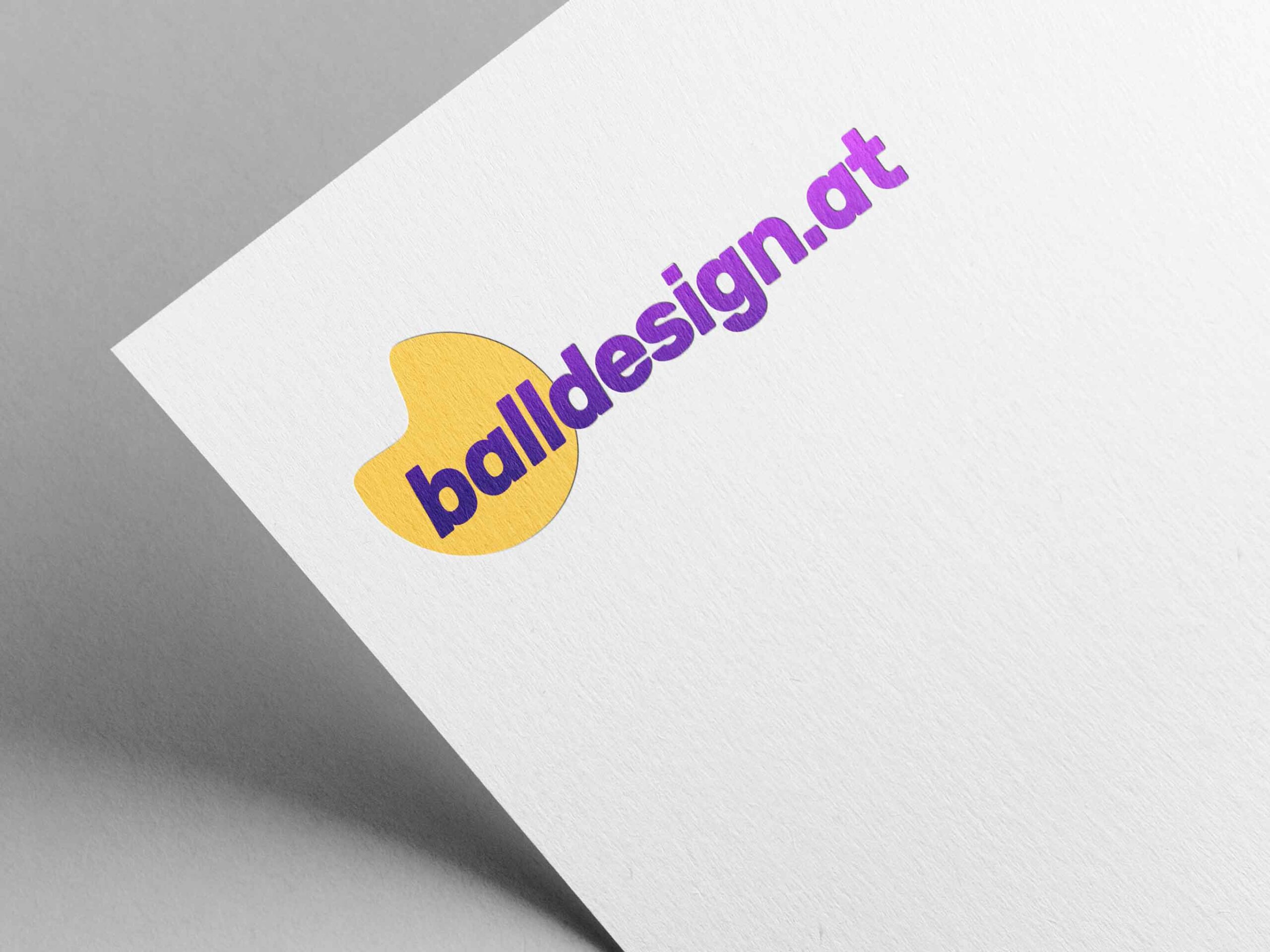 balldesign.at Logo Mockup